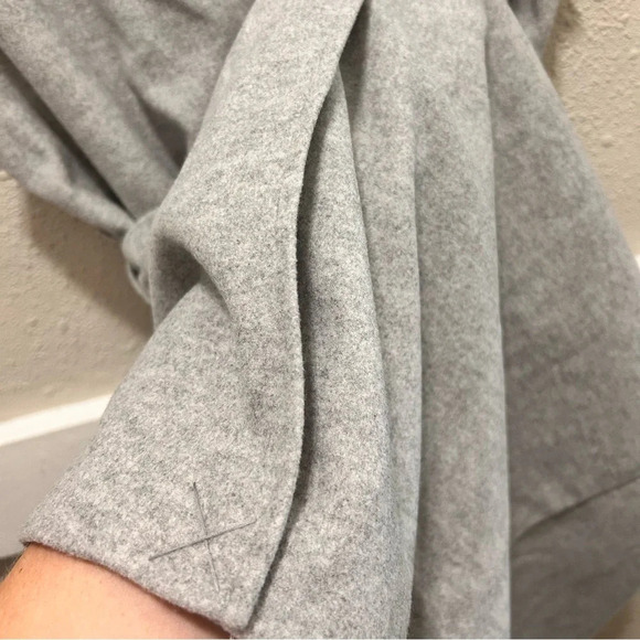 Joie Gray Sleeveless Pea Coat - Picture 7 of 8